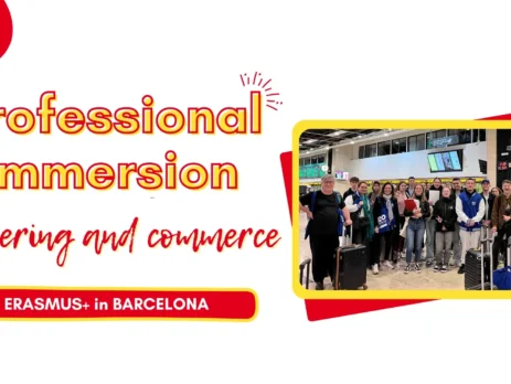 Professional immersion in catering and commerce. Erasmus+ in Barcelona.